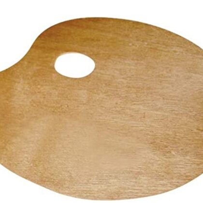 Paleta de pintor de madera
