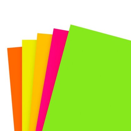 Cartulina colores fluorescentes