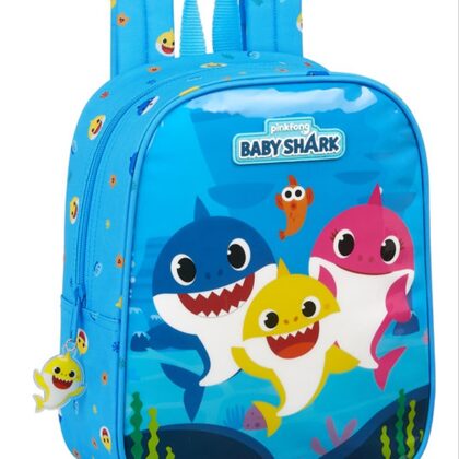 Mochila infantil Baby Shark. Adaptable a carro