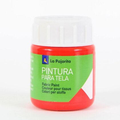 Pintura para tela. Rojo escarlata