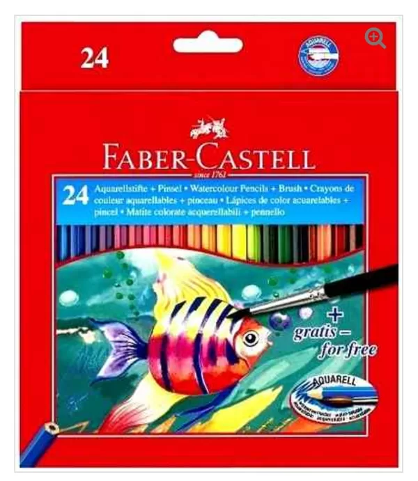 Lápices de colores acuarelables. Faber Castell