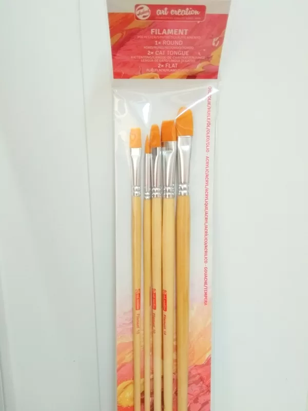 Set pinceles (5 unidades) para acuarela