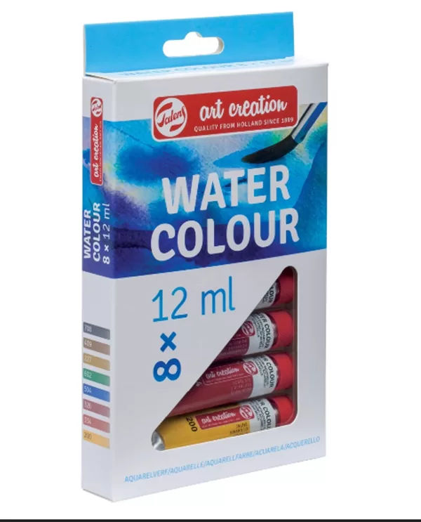 Caja acuarela 8 colores x 12 ml. Art Creation