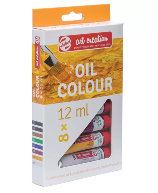 Caja óleos 8 colores x 12 ml. Art Creation