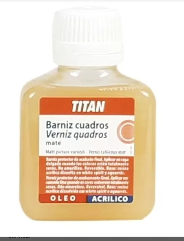 Barniz mate. 100 ml. Titan