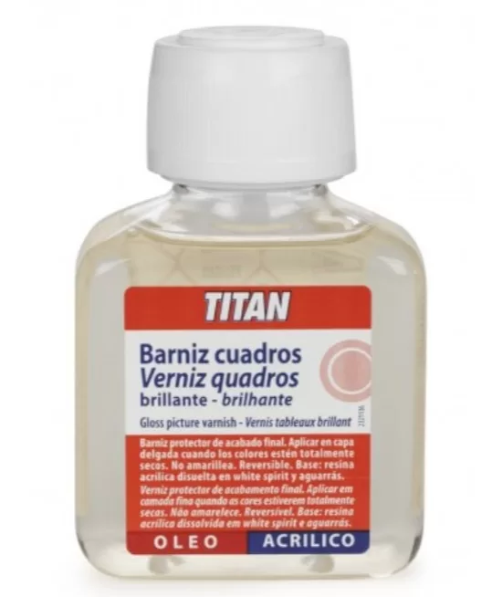 Barniz brillante. 100 ml. Titan