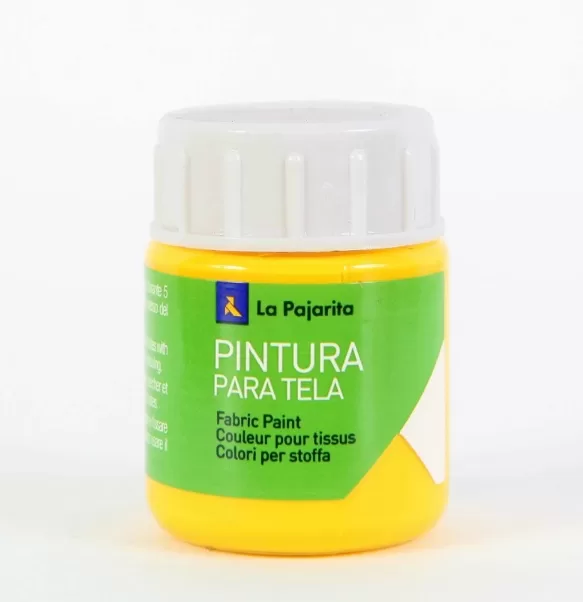 Pintura para tela. Amarillo real