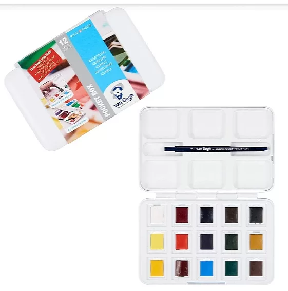 Acuarelas Van Gogh. 15 colores + pincel